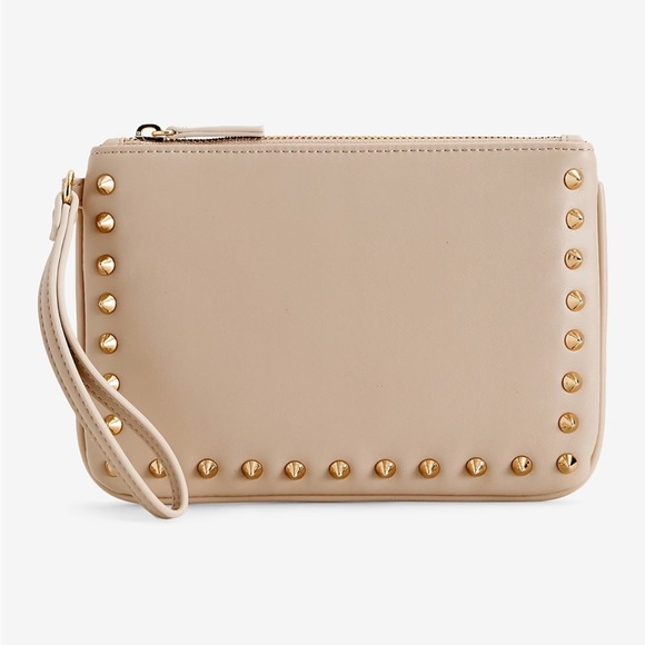 Express Stud Lined Wristlet - Neutral - Picture 1 of 9